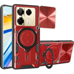 GENERICO - Estuche Armo Antigolpe Infinix note 40 pro Plus 5g Rojo