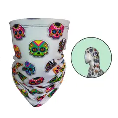 FITNESS - Cuello Deportivo Largo Bandana Ciclismo Balaclava De Catrinas En Licra