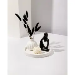 DECORACIONES ALE Y GABI - Centro DE Mesa Cris Jarron Base Flores Y Vela
