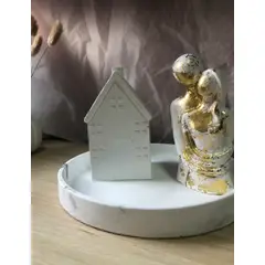 DECORACIONES ALE Y GABI - CENTRO DE MESA ABRAZO DE ORO