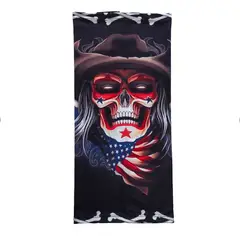 SPORT - Balaclava Larga Deportiva Bandana De Calavera Cuello Bici