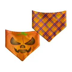 GENERICO - Pañoletas de Halloween para Mascotas Talla S- Calabaza