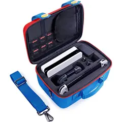 GENERICO - Estuche Maleta Roja Rigida Compatible con Nintendo Switch