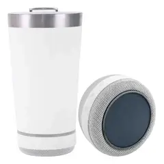 GENERICO - Termo Vaso Bebidas Portátil Parlante Bluetooth Recargable