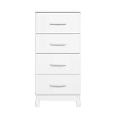 AKIVOY - Comoda Mobi 4 Cajones 105x50x40 Color Blanco