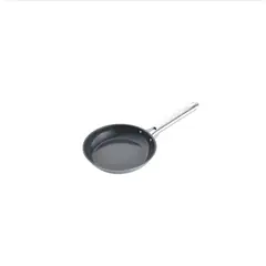 HOME ELEMENTS - Combo Sartén 20Cm Acero Inoxidable + Espátula Nylon