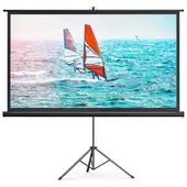 ONE PIXEL - Telon Pantalla Para Proyección 75 Pulgadas + Tripode