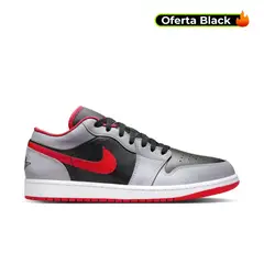NIKE - Tenis Air Jordan 1 Low-Gris