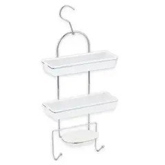 ESSENZA - Organizador Ducha Plastico Transparente 3 Niveles