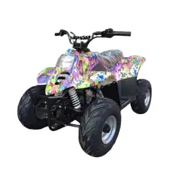 ZHOPI CO - Cuatrimoto A Gasolina 110 CC Para Niños Montable 4 Tiempos