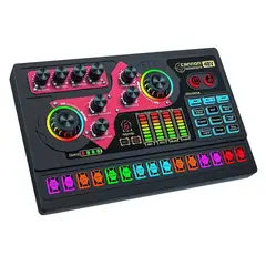 ONE PIXEL - Mezclador Tarjeta De Sonido Bluetooth 48v Luces Rgb