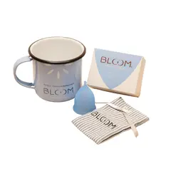 BLOOM - Kit Copa Menstrual Corta + Ollita
