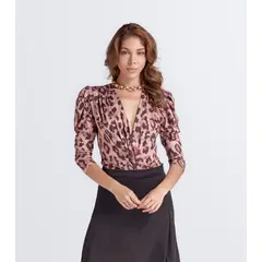 DEREK - Body Para Mujer Animal Print
