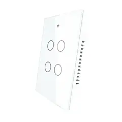 GENERICO - Switch Interruptor Wifi Sin Neutro 4 Vias Alexa , Google