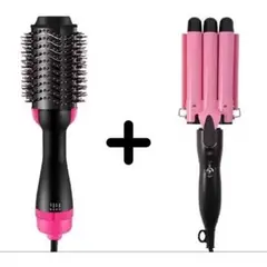 GENERICO - Combo Rizador + Cepillo Secador One Step