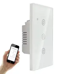 GENERICO - Switch Interruptor Ds121 Wifi Tuya 3 Vias Con Y Sin Neutro
