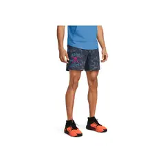 UNDER ARMOUR - Short Hombre PJT RCK AOP RVL TRRY Gris UNDER ARMOUR.