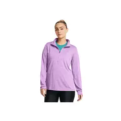 UNDER ARMOUR - Buzo Mujer TECH 1/2 ZIP TWIST Purpura