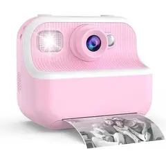 ONE PIXEL - Cámara Instantánea Para Niños Doble Lente Rosa
