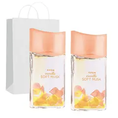AVON - Perfume Soft Musk Vanilla 50 ml x 2 unidades