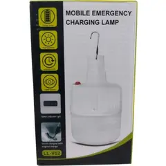 GENERICO - Lampara Bombillo Luz Led Recargable Solar Camping Portable