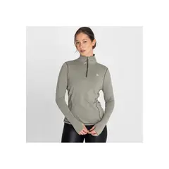 BSOUL - Saco LS HALF ZIP Mujer Gris BS292021126-LQ1