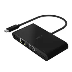 BELKIN - Adaptador + Carga USB-C 100W USB-A RJ45 HDMI VGA