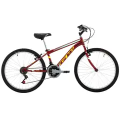 GW - Bicicleta Travel rin 24 18 Vel rojo