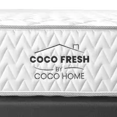 COCO HOME - Colchón Doble Resortado Firmeza Media Ortopédico Coco Fresh 140190.