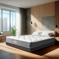 COCO HOME - Colchón Sencillo Resortado Firmeza Media Ortopédico Coco Relax 100 190.