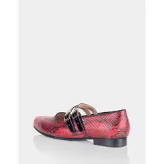 STIVALI - Mary Jane Granada Piton X Charol Rojo Negro