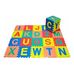 GENERICO - Ficha Tapete Fomi Números Letras Bebe Rompecabezas