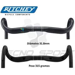 RITCHI - Manubrio Bicicleta Ritchey Comp Evo Curve Ruta Aluminio