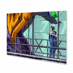 NEW PRINT - Póster Neon Genesis Evangelion Película Afiche Impresión Fotográfica