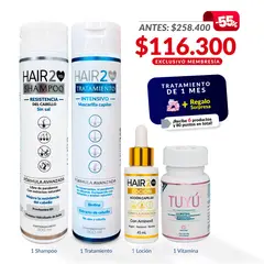 HAIR2YOU - Tratamiento contra la caída del cabello x 5 productos