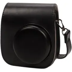 GENERICO - Estuche Negro Para Instax Mini 12 11 9 8 Cuero