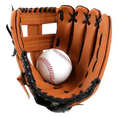 GENERICO - Guante Beisbol Softball Baseball Pelotero Izquierda + Pelota