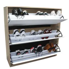 WOOD PETS - MUEBLE ORGANIZADOR ZAPATERO 3 CAJONES