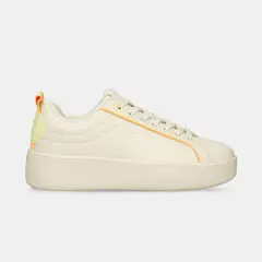 BATA - Tenis Para Mujer Red Label Blanco-Naranja Jamaica