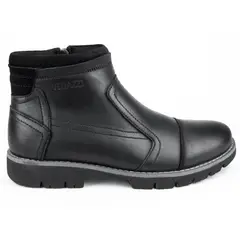 SKY WALK - Botas Cuero Hombres 663123BB23009NEGRO