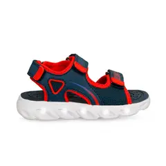 BUBBLE GUMMERS - Sandalias Infantil Para Niño Bubblegummers Azul-Rojo Rodrigo