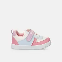 BUBBLE GUMMERS - Tenis Bebé Para Niña Bubblegummers Blanco-Lila Seraphina