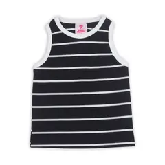 BUBBLE GUMMERS - Crop Top Para Niña Bubblegummers Negro Idara