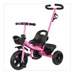 PRINSEL - Triciclo Cool Kids Rosa  3 Ruedas Goma EVA, Estable y Divertido