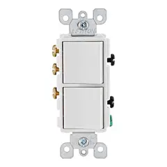 LEVITON - Interruptor sencillo conmutable Blanco Decora 5641-W
