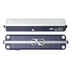 GENERICO - Lampara Recargable Con Panel Solar Usb Led Emergencia T300