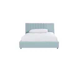 EKONOMODO COLOMBIA - Cama Infantil 100 Con Base Cama Baul + Colchon Azul Cielo