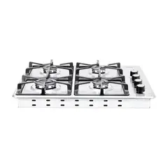 HACEB - Estufa de empotrar inox 60x51 cm hierro fundido a gas natural
