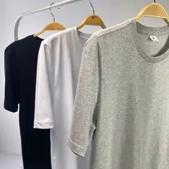 SIABATTO - Camiseta Unicolor Hombre Combo x3_.