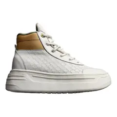 CALZADO CON ALTURA MONSERRATE - Tenis en CUERO para Mujer MoreLiber by Monserrate ref Victoria blanco